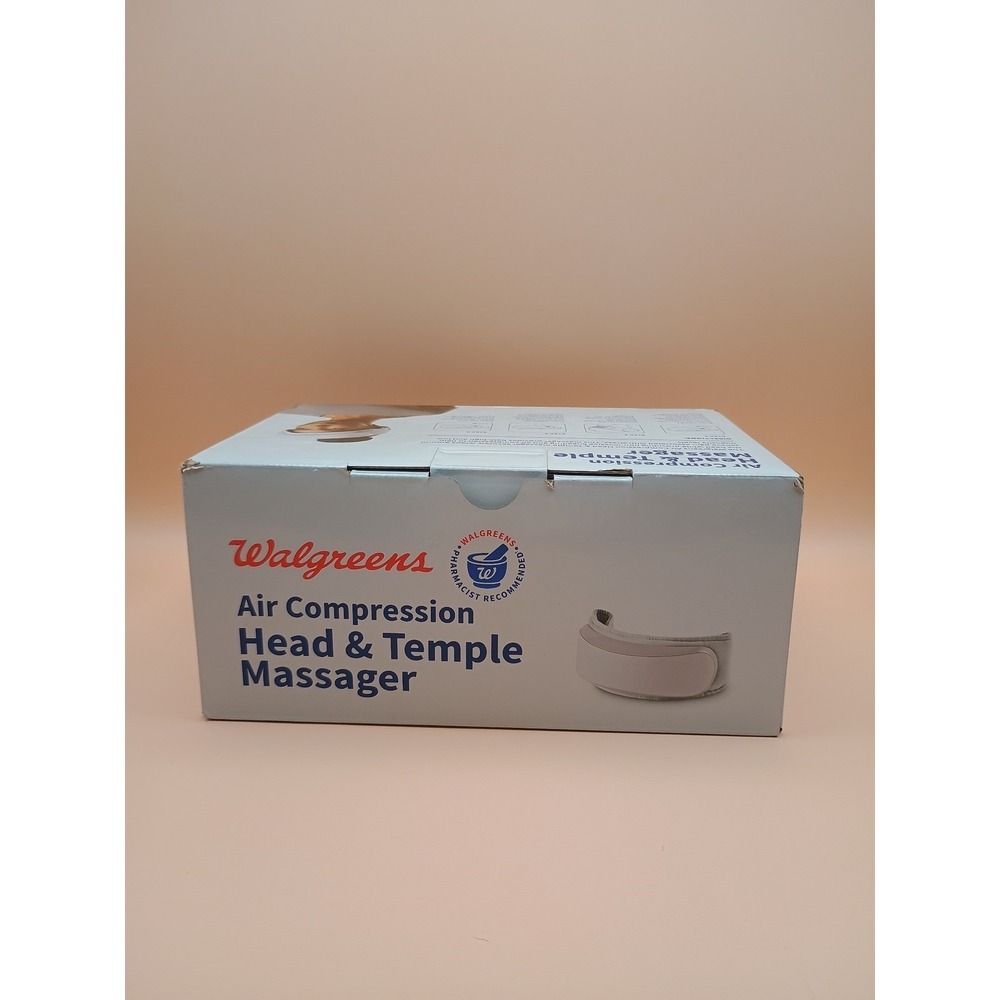Walgreens Air‎ Compression Head & Temple Massager Adjustable Rechargeable White - Picture 5 of 6